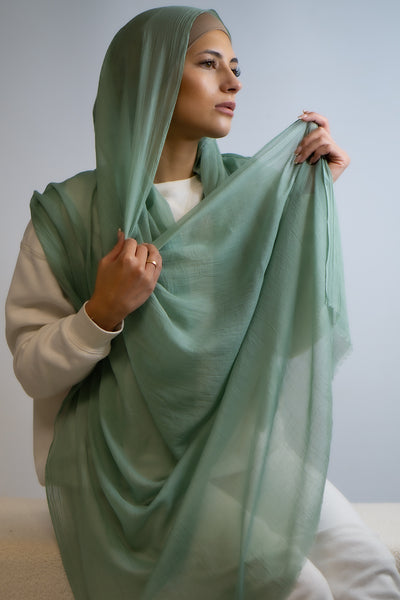 Cotton Breathable Hijab Peppermint