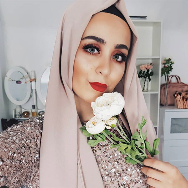 Soft Chiffon Crepe Hijab | Truffle - Mai Official